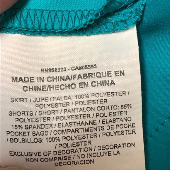 Nike Golf Skorts, size 4, Emerald Green - Picture 5 of 6